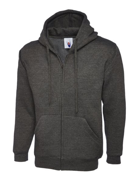 Uneek Classic Hooded Sweatshirt Met Rits UC504