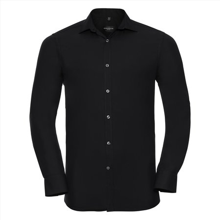 Russell Men LSL Fitted Ultimate Stretch Shirt