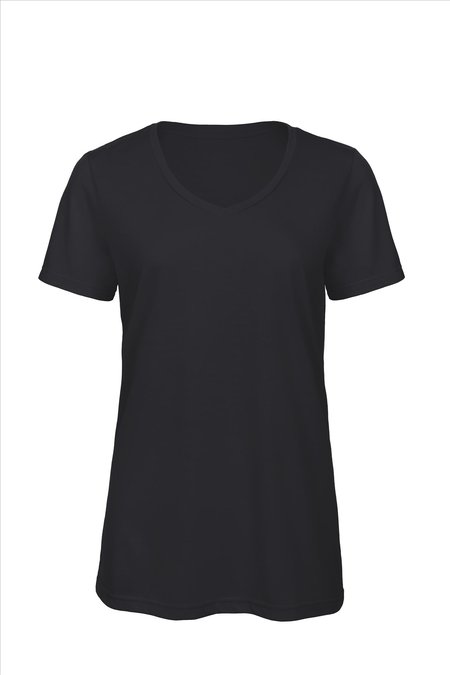 B&C Triblend V-neck T Women