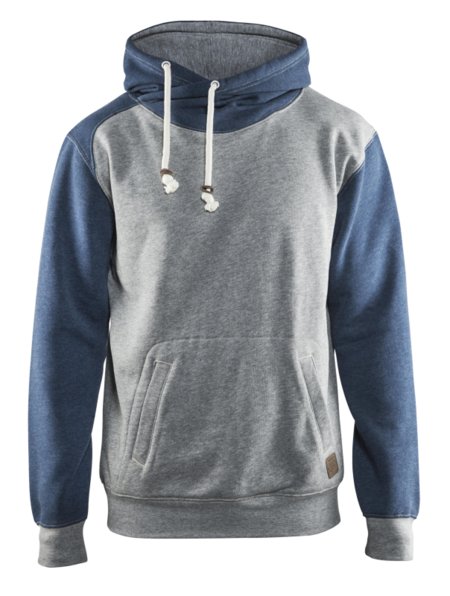 Blåkläder Hooded Sweatshirt 33991157 Grijs mêlee/Blauw