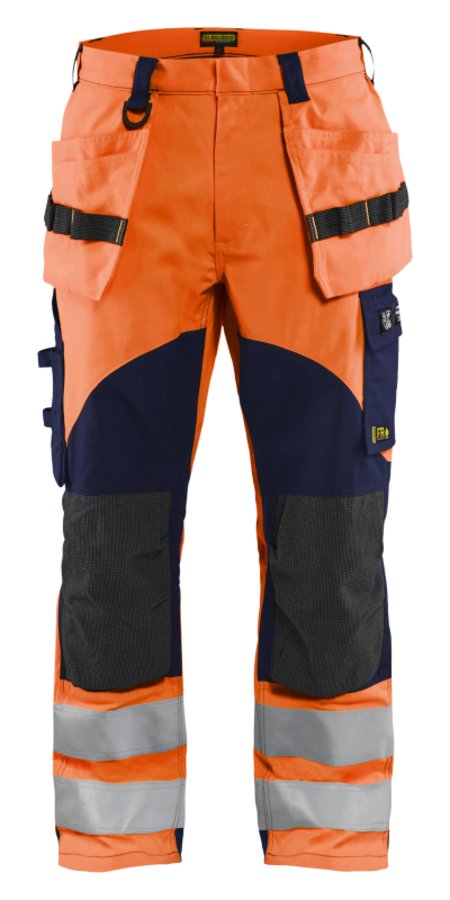 Blåkläder Multinorm inherent werkbroek 15891513 High-Vis Oranje/Marineblauw