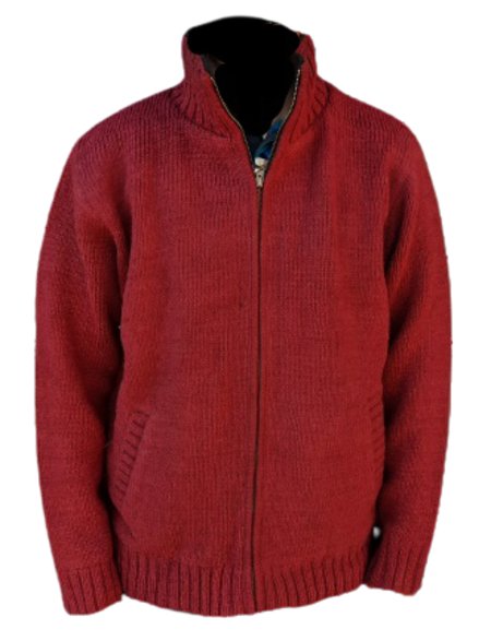 Pure Wool Herenvest Pascal MNL-1703 Bordeaux