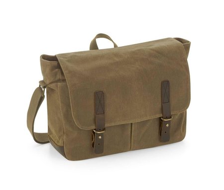 QUADRA - HERITAGE WAXED CANVAS MESSENGER