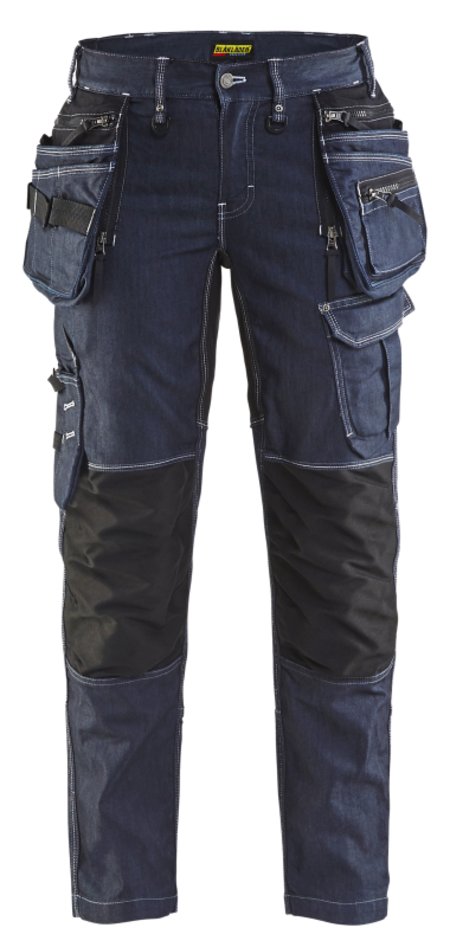 Blåkläder Dames werkbroek X1900 Stretch 79901141 Marineblauw/Zwart