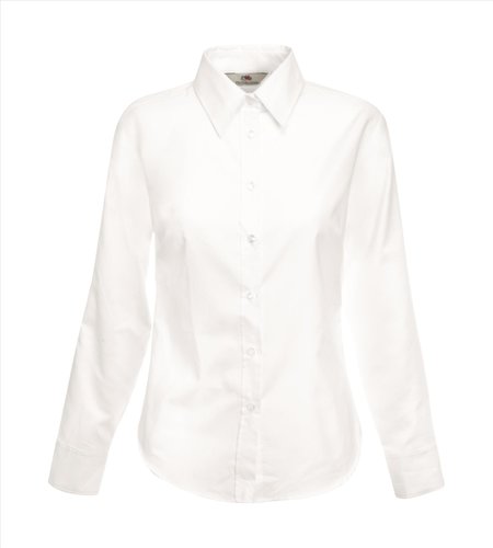 Fruit of the Loom Lady-Fit LSL Oxford Shirt
