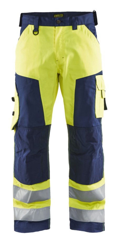 Blåkläder Werkbroek High-Vis zonder spijkerzakken 15661811 High-Vis Geel/Marineblauw