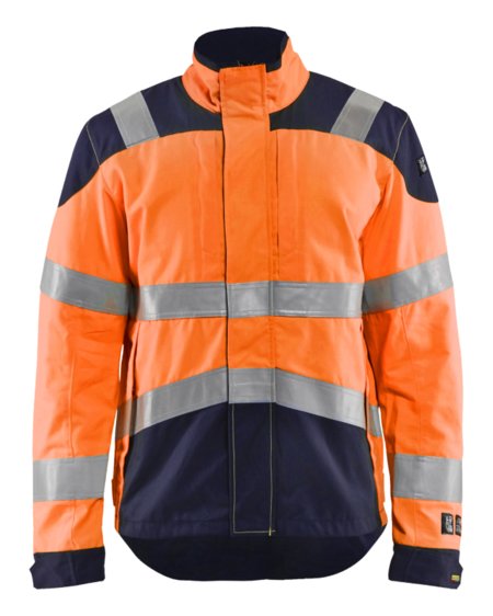 Blåkläder Multinorm inherent jack 40891513 High-Vis Oranje/Marineblauw