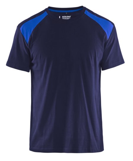 Blåkläder T-Shirt bicolour 33791042 Marineblauw/Korenblauw