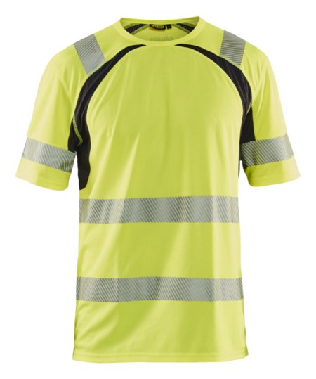 Blåkläder UV-T-Shirt High-Vis 33971013 High-Vis Geel/Zwart