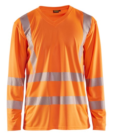 Blåkläder UV-T-Shirt lange mouw High-Vis 33851013 High-Vis Oranje