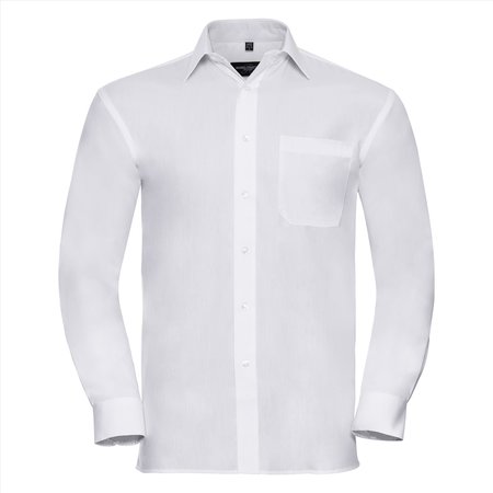 Russell Men LSL Clas. Pure Cotton Poplin Shirt