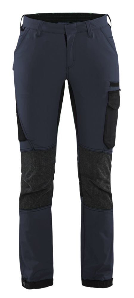 Blåkläder Dames Service werkbroek 4-weg stretch 71221645 Donker marineblauw/Zwart