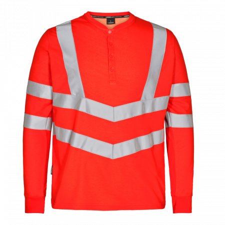 Engel Safety Grandad T-Shirt Met Lange Mouwen 9548-182