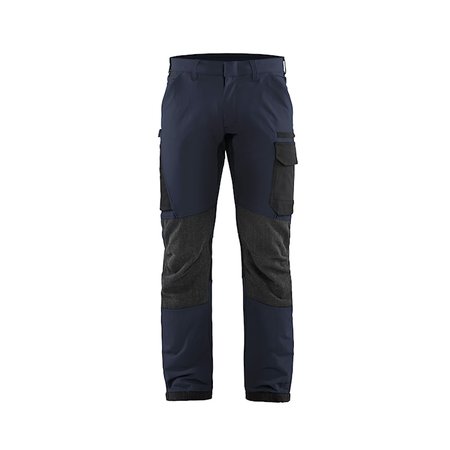 Blåkläder Service werkbroek met 4-weg stretch 14221645 Donker marineblauw/Zwart