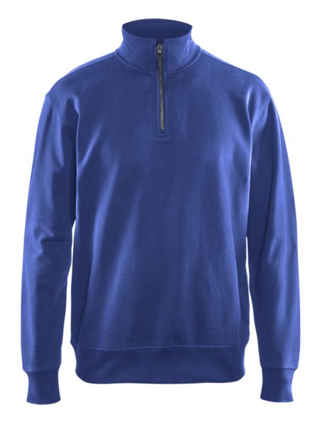 Blåkläder Sweatshirt met halve rits 33691158 Korenblauw