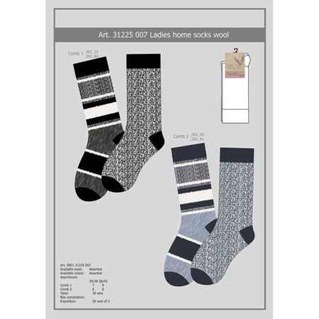 Apollo Dames Wollen Sokken 2-Pack 000131225007