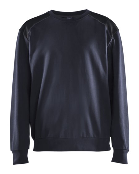 Blåkläder Sweatshirt bicolour 35801158 Donker marineblauw/Zwart