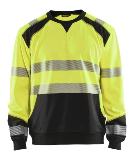 Blåkläder Sweatshirt High-Vis 35412528 High-Vis Geel/Zwart