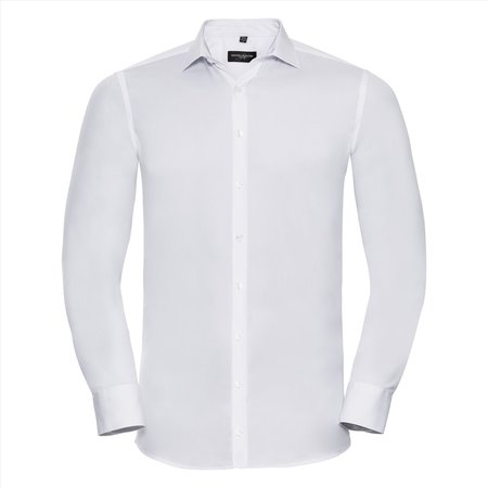 Russell Men LSL Fitted Ultimate Stretch Shirt