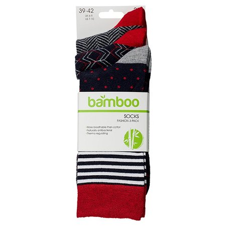 Bamboo Fashion Mannen Sokken 3-Pack 000121472003