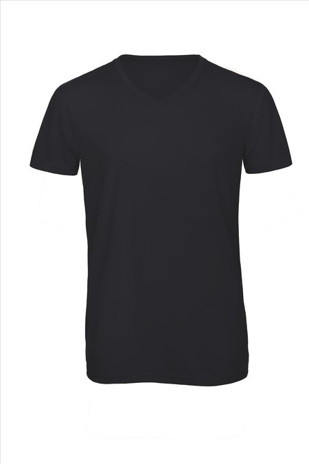 B&C Triblend V-neck T Men