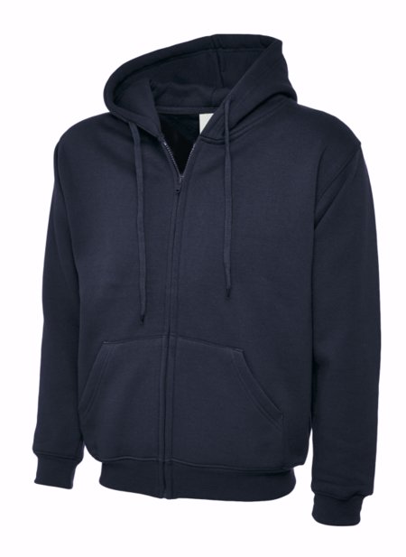 Uneek Classic Hooded Sweatshirt Met Rits UC504