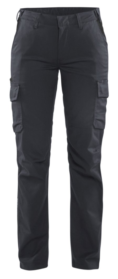 Blåkläder Dames industrie werkbroek stretch/elastiek 71441832 Medium Grijs/Zwart