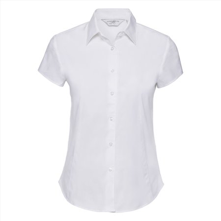 Russell Ladies Shortsleeve Fitted Stretch Shirt
