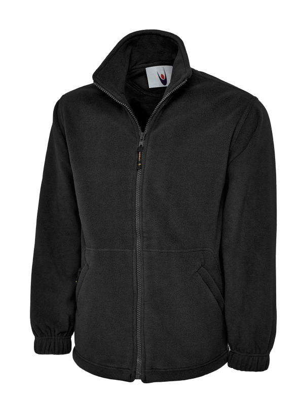 Easy Comfort Fleece jas zwart gestippeld zakelijke stijl Mode Jassen Fleece jassen 