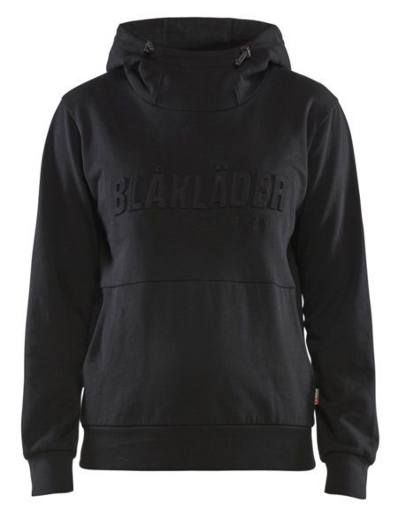 Blåkläder Dames hoodie 3D 35601158 Zwart