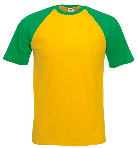 Fruit of the Loom - Fruit of the Loom Valueweight SS Baseball T