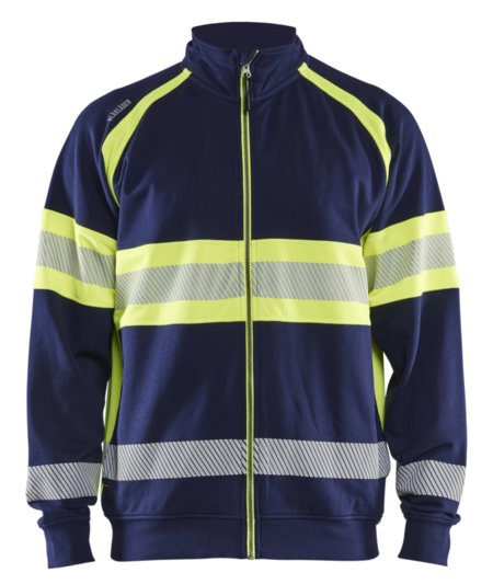 Blåkläder High-Vis sweater 35511158 Marine/High-Vis Geel