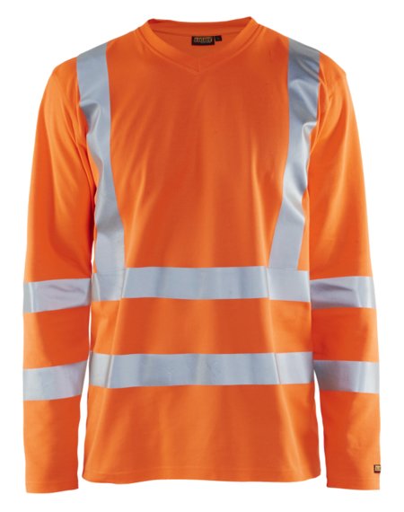 Blåkläder UV-T-Shirt High-Vis lange mouw UPF 40+ UV 33811070 High-Vis Oranje