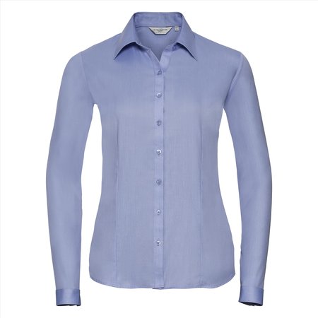 Russell Ladies LSL Tailored Herringbone Shirt