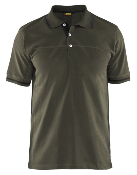 Blåkläder Poloshirt 33891050 Groen/Zwart