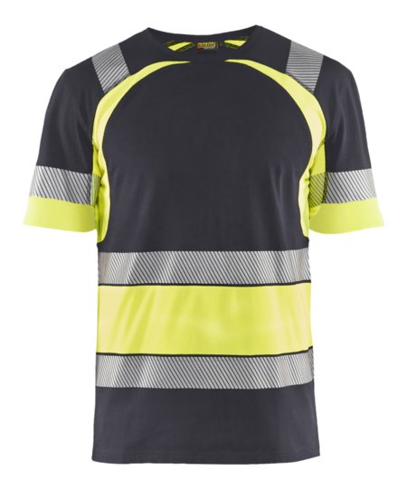 Blåkläder T-Shirt High-Vis 34211030 Medium Grijs/High-Vis Geel