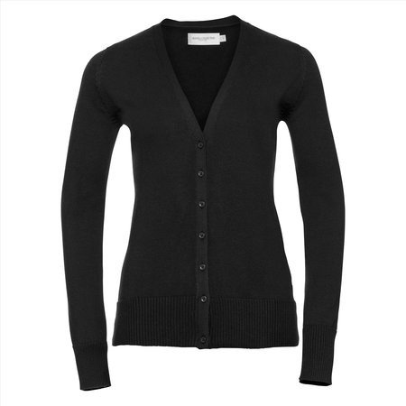 Russell Ladies V-Neck Knitted Cardigan