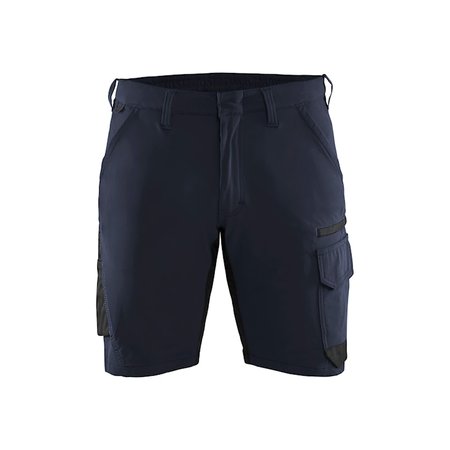 Blåkläder Service short 4-weg stretch 14231645 Donker marineblauw/Zwart