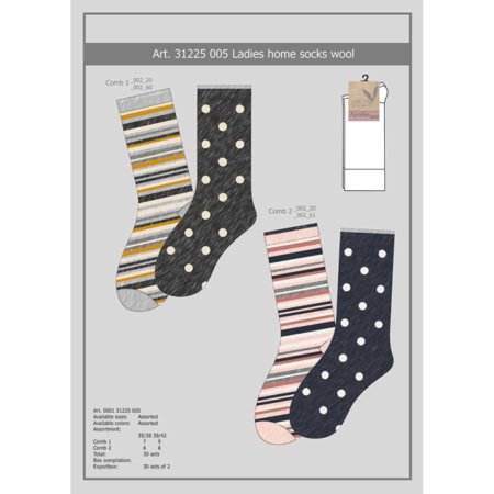 Apollo Dames Wollen Sokken 2-Pack 000131225005