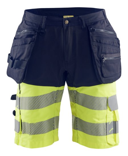 Blåkläder High-Vis short 15961811 Marine/High-Vis Geel