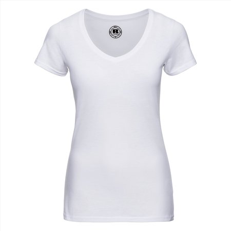Russell - Ladies V Neck HD Tee