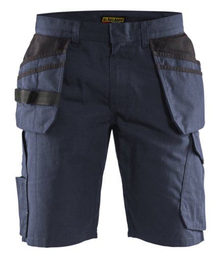 Blåkläder Service short met spijkerzakken 14941330 Donker marineblauw/Zwart