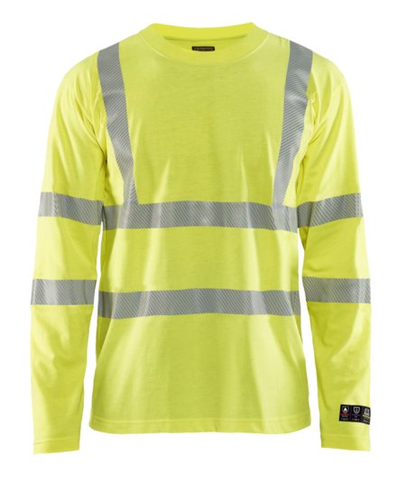 Blåkläder Multinorm T-Shirt lange mouw 34811761 High-Vis Geel